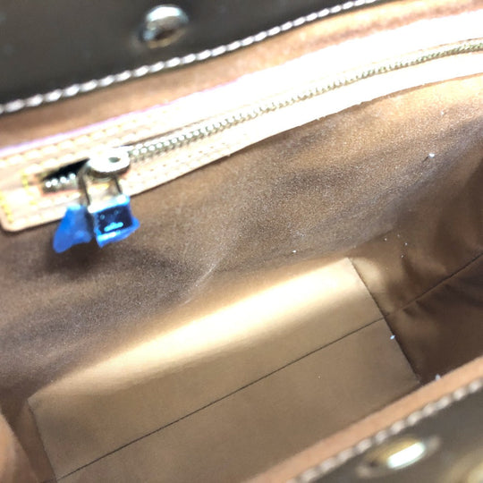 LOUIS VUITTON Tote Bag M91143  Monogram Vernis Brown Monogram Vernis Reed MM Women Secondhand Authentic