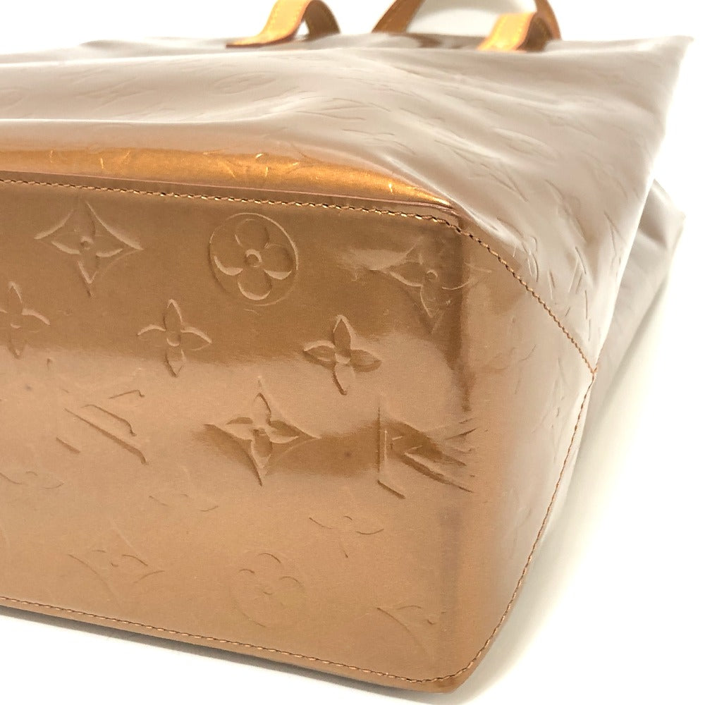 LOUIS VUITTON Tote Bag M91143  Monogram Vernis Brown Monogram Vernis Reed MM Women Secondhand Authentic