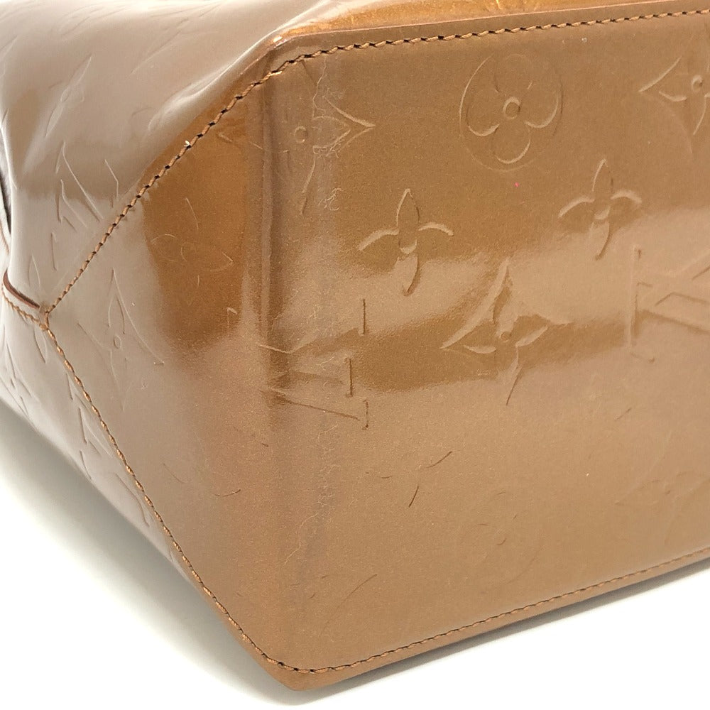 LOUIS VUITTON Tote Bag M91143  Monogram Vernis Brown Monogram Vernis Reed MM Women Secondhand Authentic