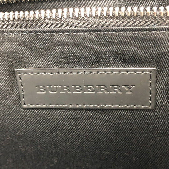 BURBERRY Backpack PVC gray graphic Women Used Authentic