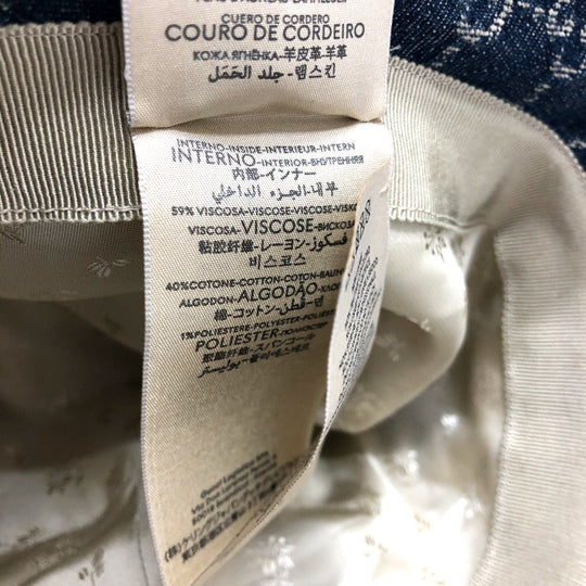 GUCCI hat 576371 cotton blue GG denim Women S Used Authentic