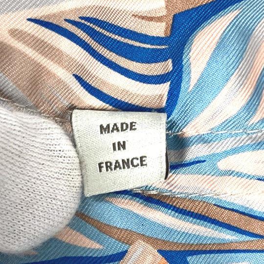 HERMES Pouch silk pink Drawstring pouch Petith Women Used Authentic