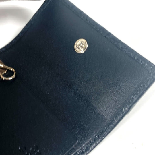 GUCCI Key case Key holder  181680 Sima leather black Guccisima GG 6-key set unisex(Unisex) Used Authentic