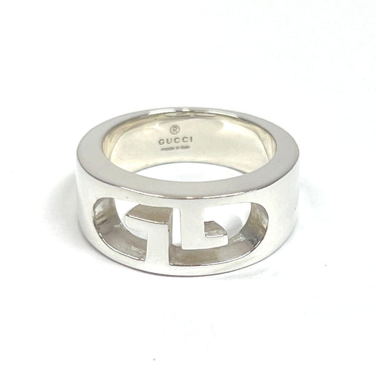 GUCCI Ring Silver925 Silver GG logo