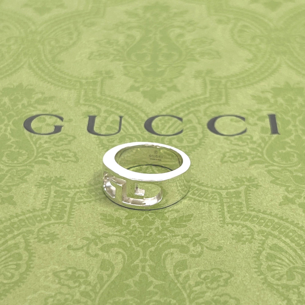 GUCCI Ring Silver925 Silver GG logo