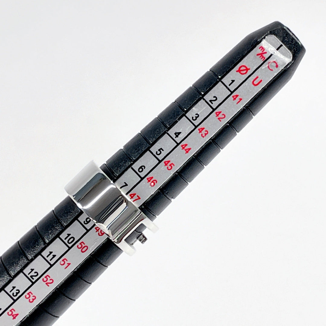 GUCCI Ring Silver925 Silver Branded Cutout G