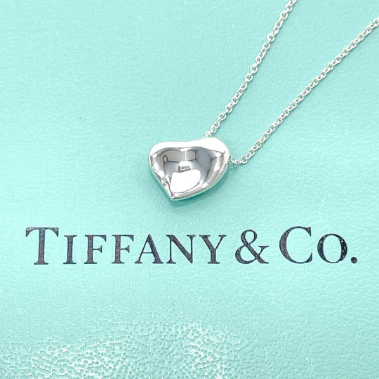 TIFFANY&Co. Necklace Silver925 Silver El Saperetti Full heart Women Used Authentic