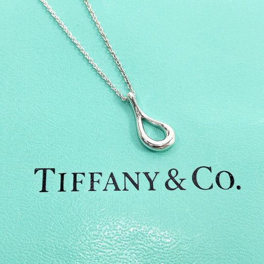 TIFFANY&Co. Necklace Silver925 Silver El Saperetti open teardrop
