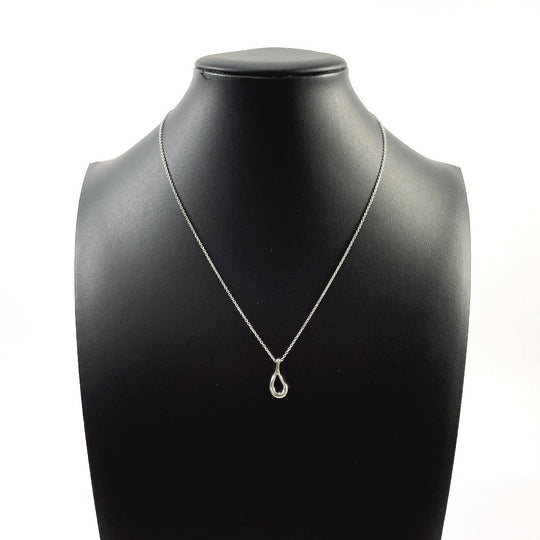 TIFFANY&Co. Necklace Silver925 Silver El Saperetti open teardrop