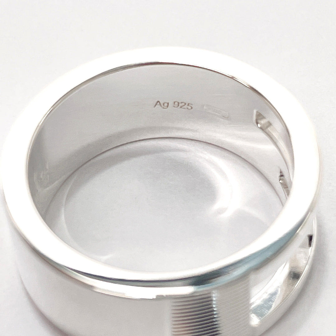 GUCCI Ring Silver925 Silver Branded Cutout G