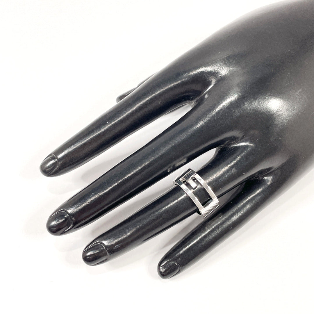 GUCCI Ring Silver925 Silver Branded Cutout G