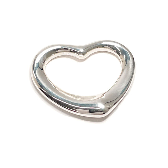TIFFANY&Co. Pendant top Silver925 Silver El Saperetti Open heart