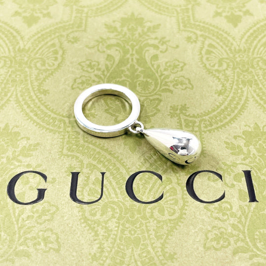 GUCCI Ring Silver925 Silver teardrop Women Used Authentic