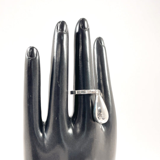 GUCCI Ring Silver925 Silver teardrop Women Used Authentic