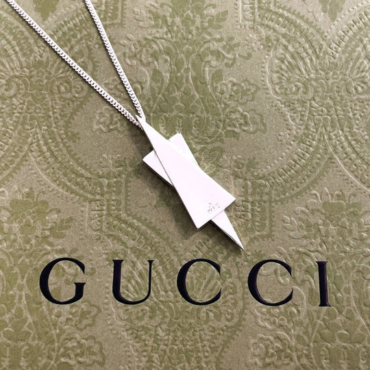 GUCCI Necklace Silver925 Silver Star of david