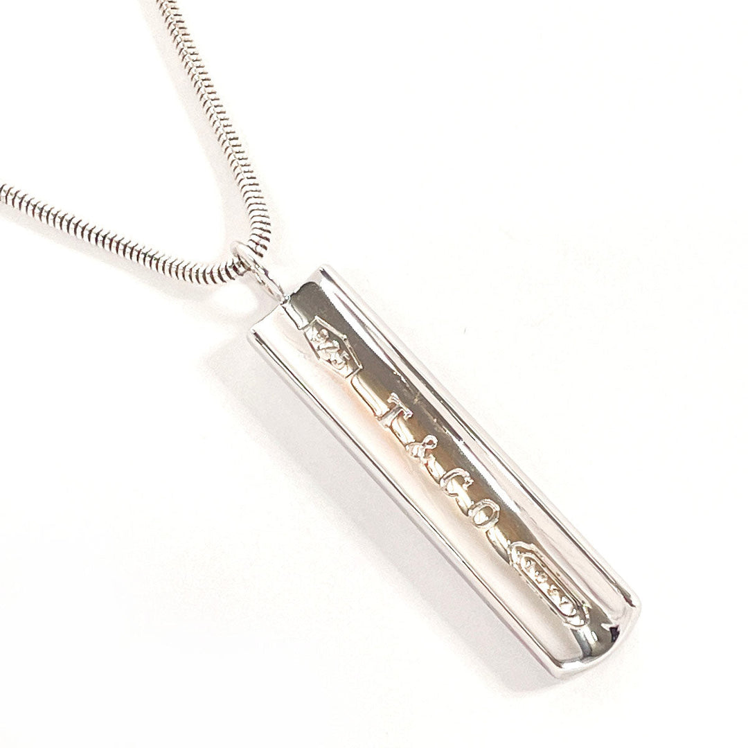 TIFFANY&Co. Necklace Silver925 Silver Bar Pendant 1837 Women(Unisex) Used Authentic