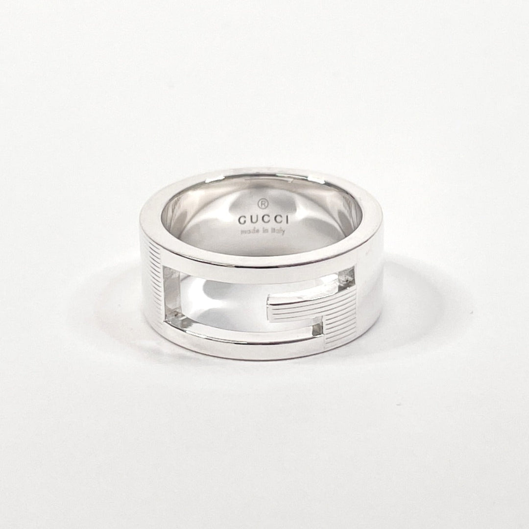 GUCCI Ring Silver925 Silver Branded Cutout G