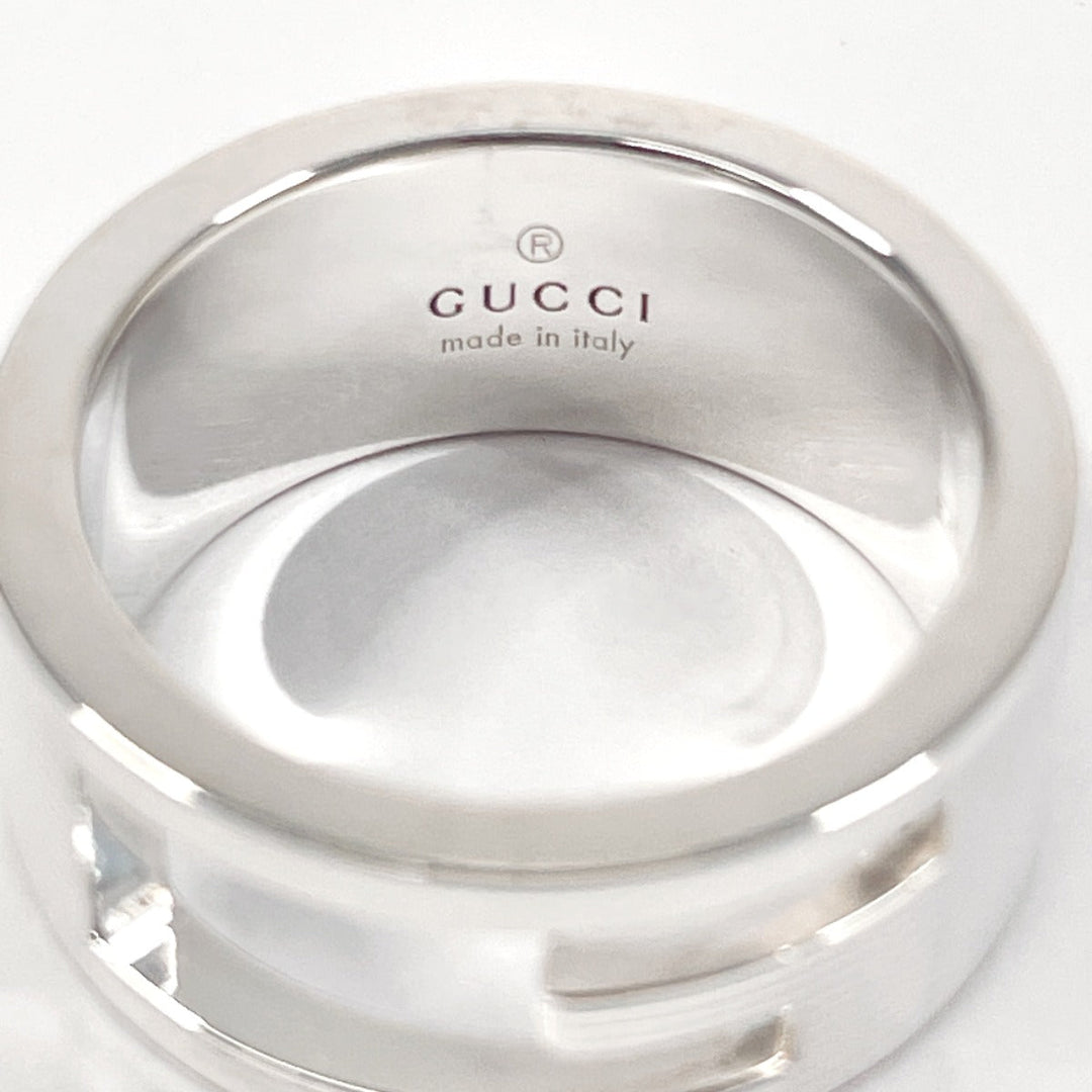 GUCCI Ring Silver925 Silver Branded Cutout G