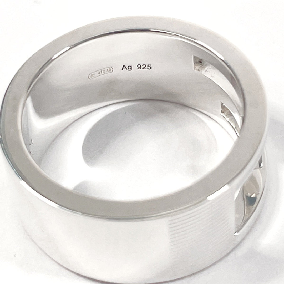 GUCCI Ring Silver925 Silver Branded Cutout G