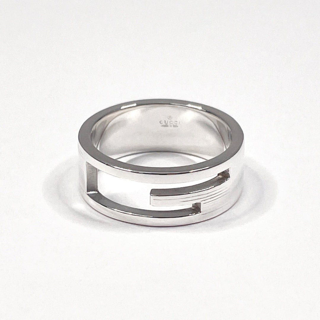 GUCCI Ring Silver925 Silver Branded Cutout G