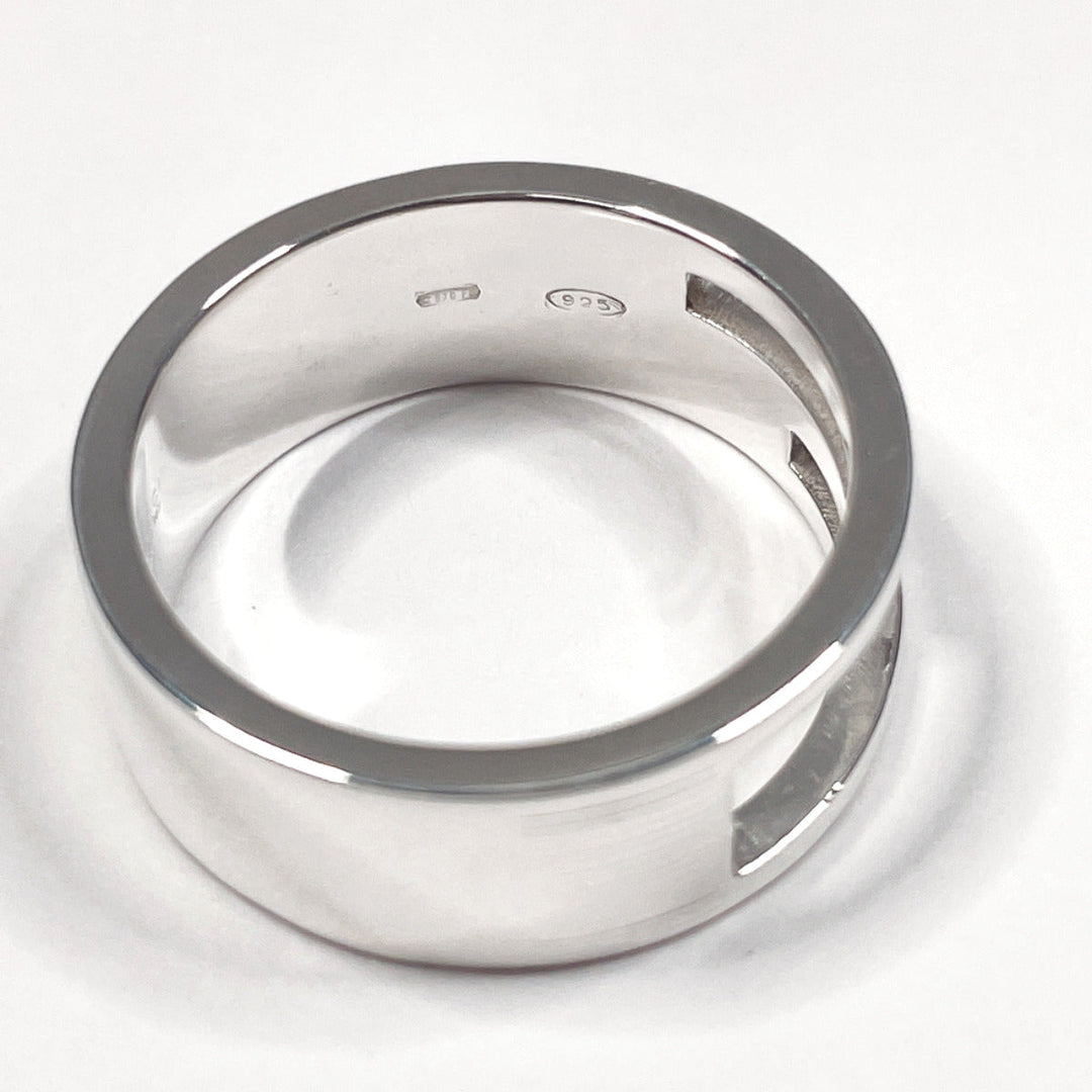 GUCCI Ring Silver925 Silver Branded Cutout G