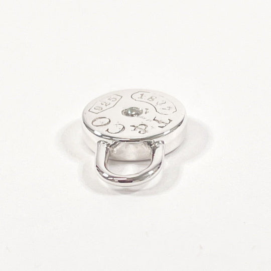 TIFFANY&Co. Pendant top Silver925, Diamond Silver 1837 Round Rock