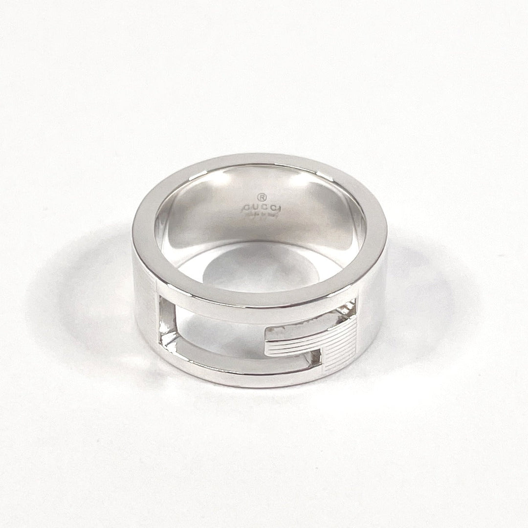 GUCCI Ring Silver925 Silver Branded Cutout G
