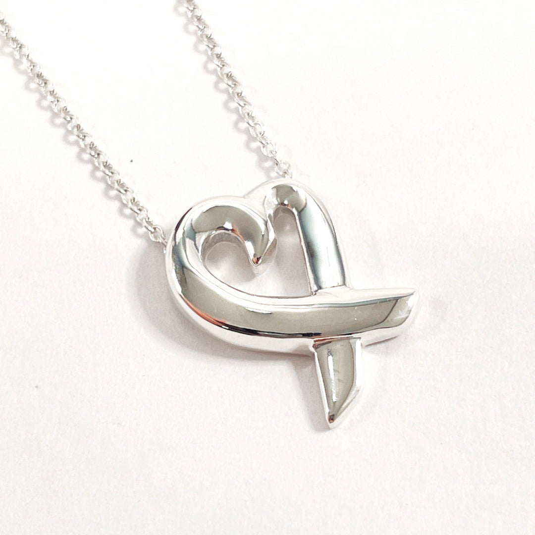 TIFFANY&Co. Necklace Silver925 Silver Paloma Picasso Loving heart