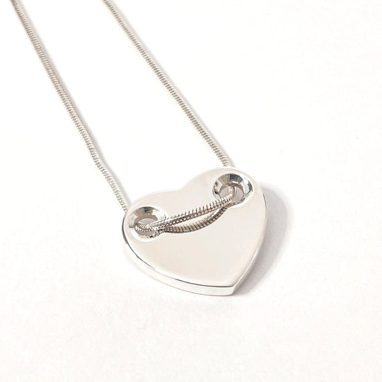 TIFFANY&Co. Necklace Silver925 Silver Snake Chain Heart plate