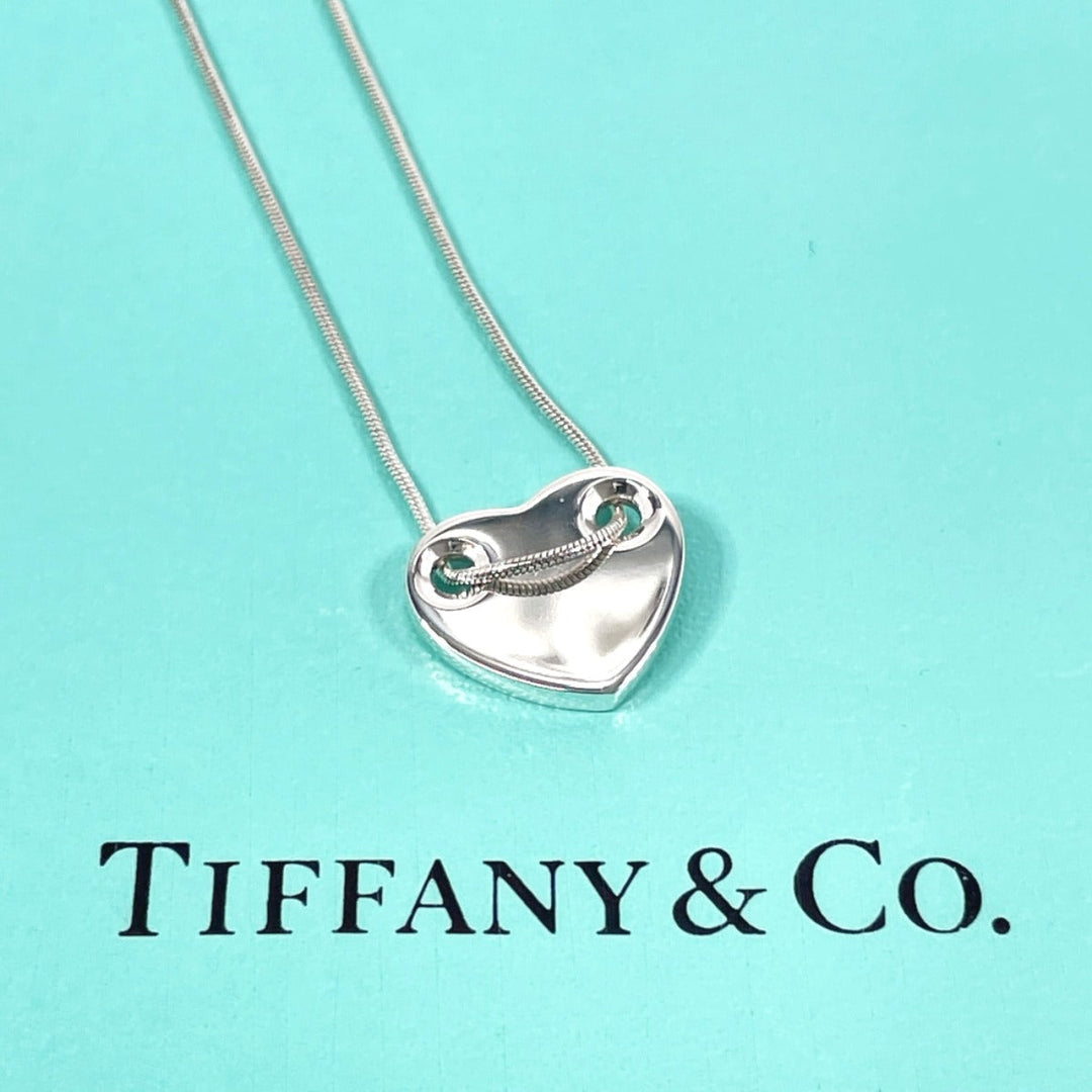 TIFFANY&Co. Necklace Silver925 Silver Snake Chain Heart plate