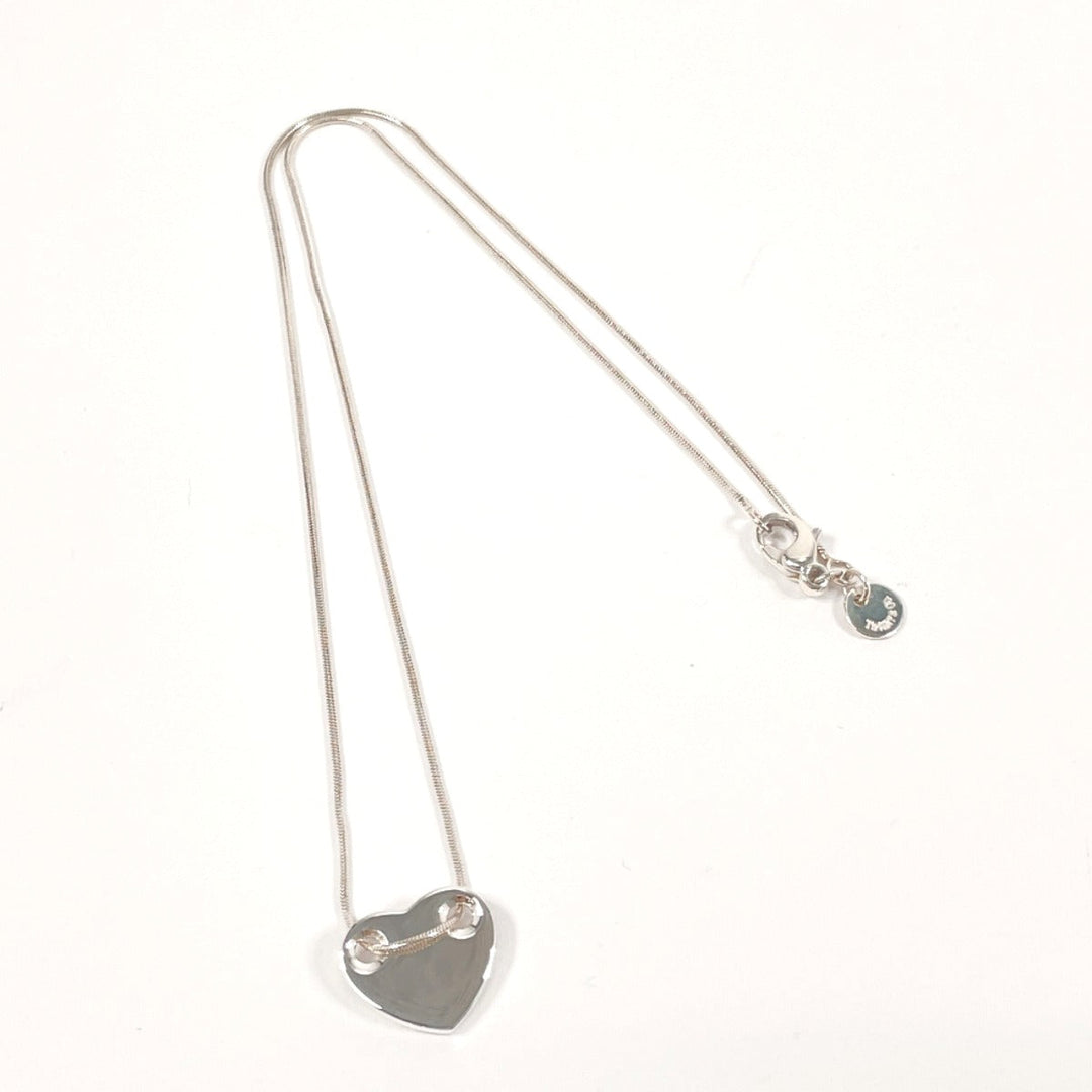 TIFFANY&Co. Necklace Silver925 Silver Snake Chain Heart plate