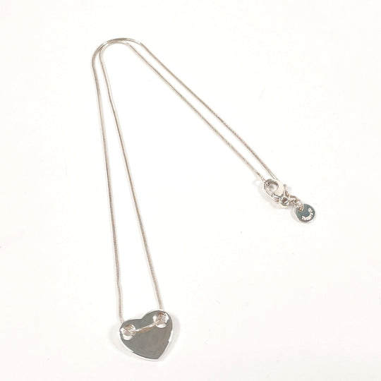 TIFFANY&Co. Necklace Silver925 Silver Snake Chain Heart plate