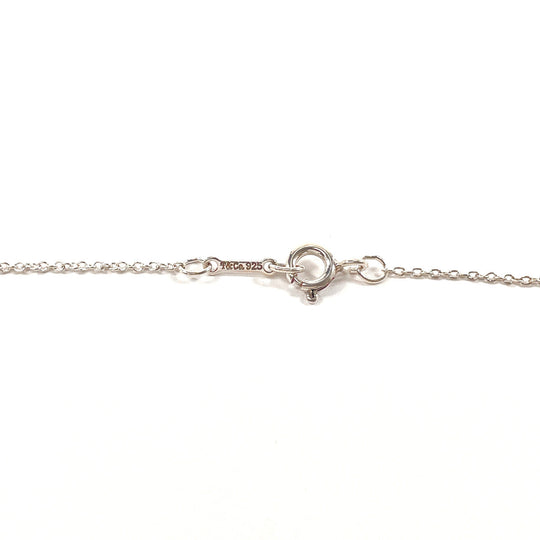 TIFFANY&Co. Necklace Silver925, Diamond Silver Paloma Picasso Rubbing Heart 1P Diamond