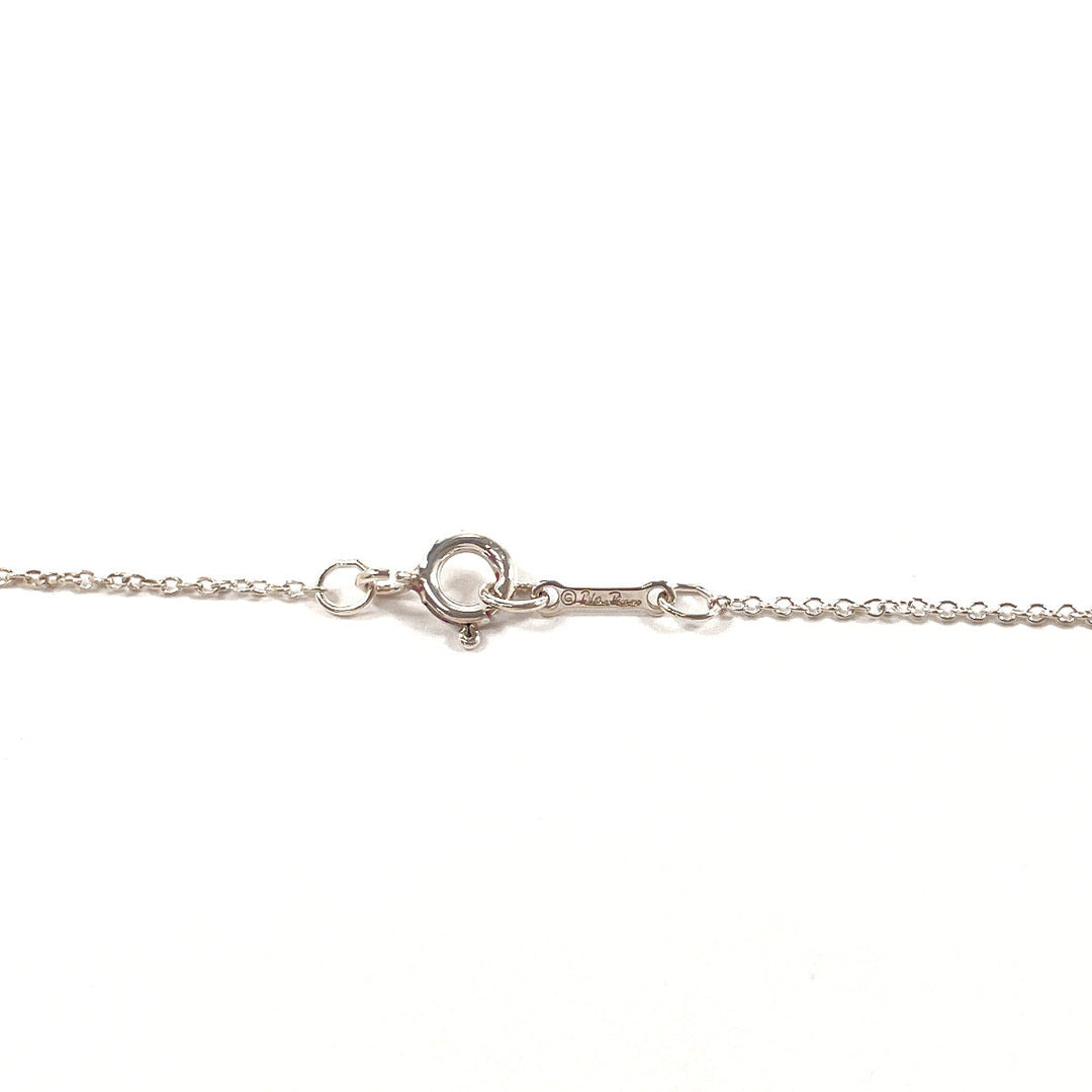 TIFFANY&Co. Necklace Silver925, Diamond Silver Paloma Picasso Rubbing Heart 1P Diamond