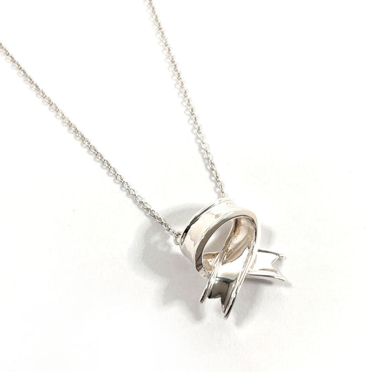 TIFFANY&Co. Necklace Silver925 Silver ribbon