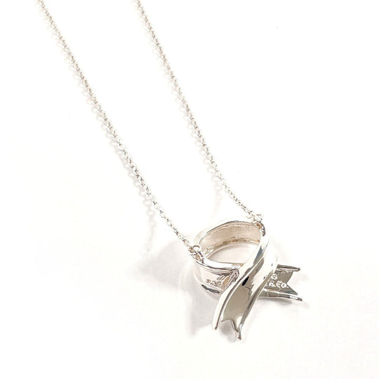 TIFFANY&Co. Necklace Silver925 Silver ribbon