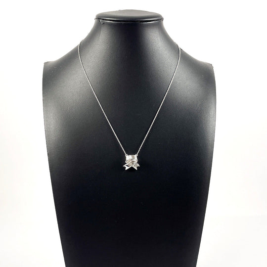 TIFFANY&Co. Necklace Silver925 Silver ribbon