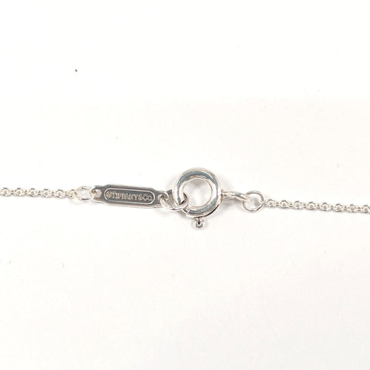 TIFFANY&Co. Necklace Silver925 Silver Fold heart