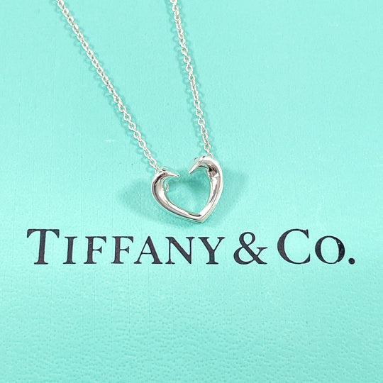 TIFFANY&Co. Necklace Silver925 Silver Paloma Picasso Tenderness heart Women Used Authentic