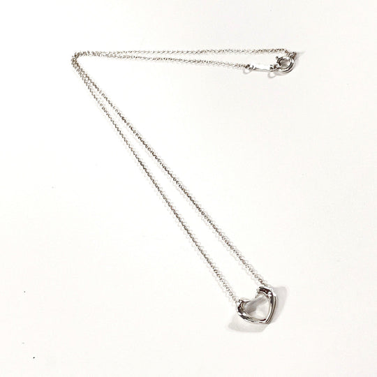 TIFFANY&Co. Necklace Silver925 Silver Paloma Picasso Tenderness heart Women Used Authentic