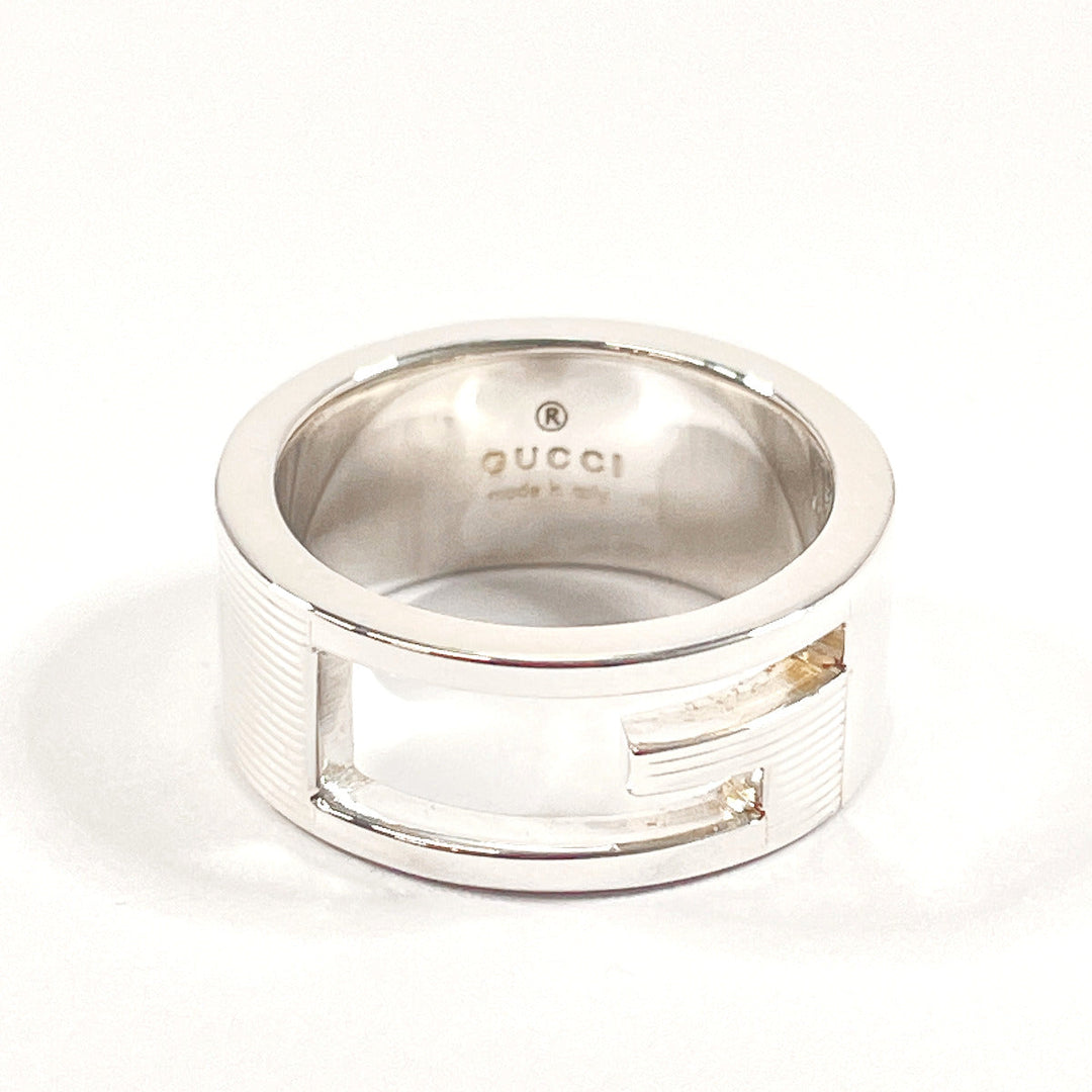 GUCCI Ring Silver925 Silver Branded Cutout G