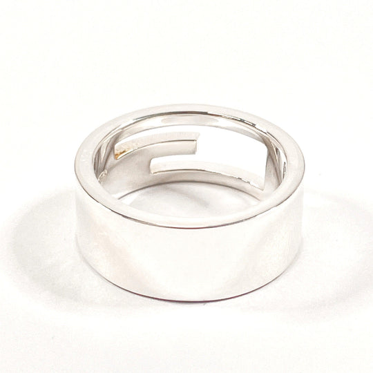 GUCCI Ring Silver925 Silver Branded Cutout G