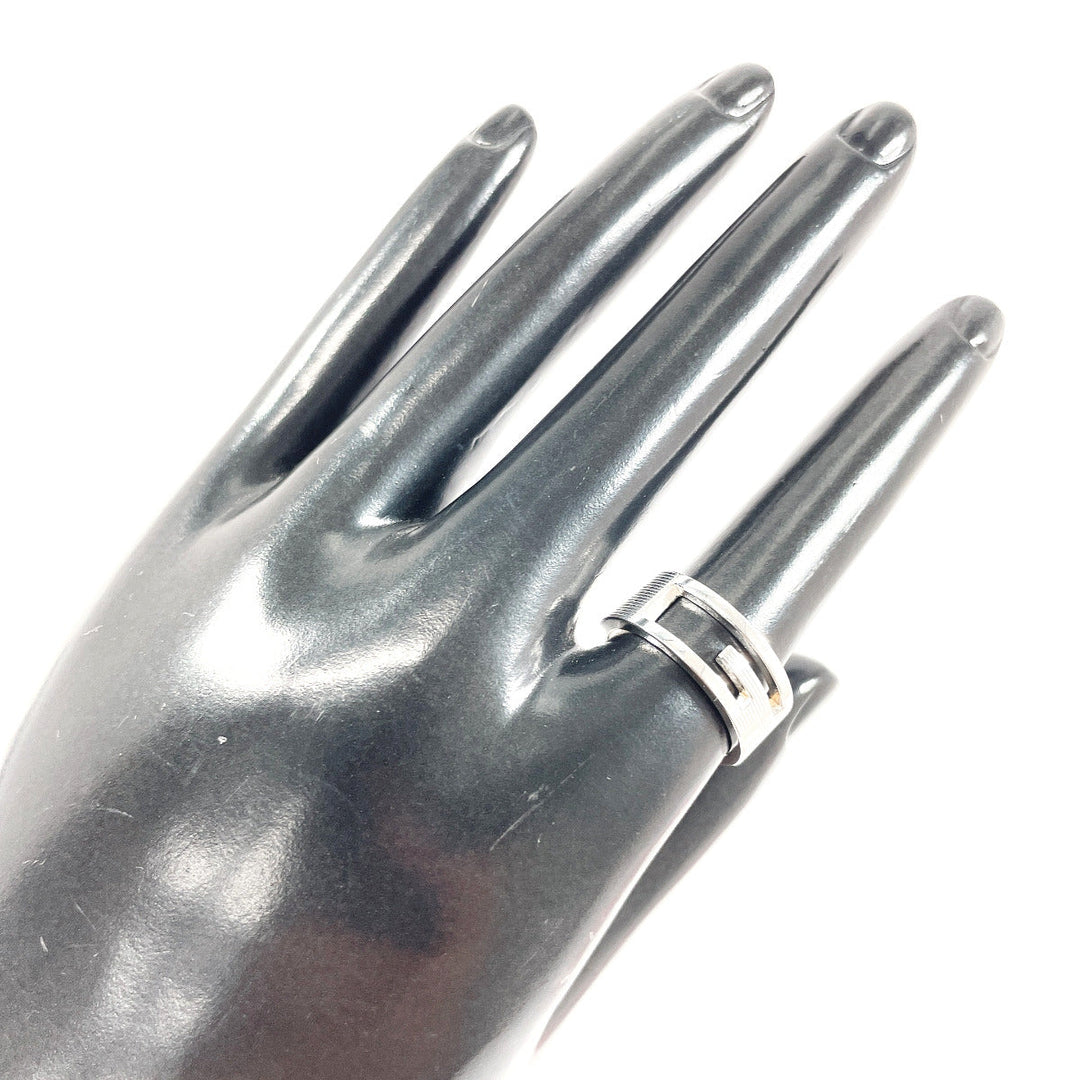 GUCCI Ring Silver925 Silver Branded Cutout G