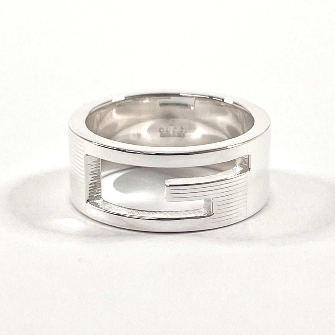 GUCCI Ring Silver925 Silver Branded Cutout G