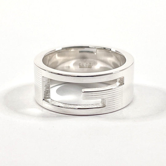 GUCCI Ring Silver925 Silver Branded Cutout G
