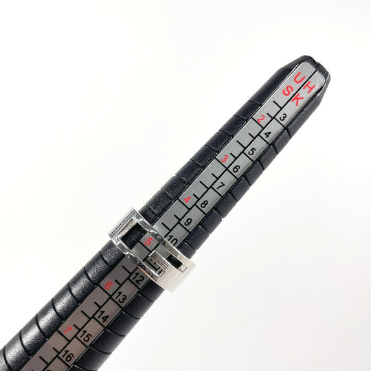 GUCCI Ring Silver925 Silver Branded Cutout G