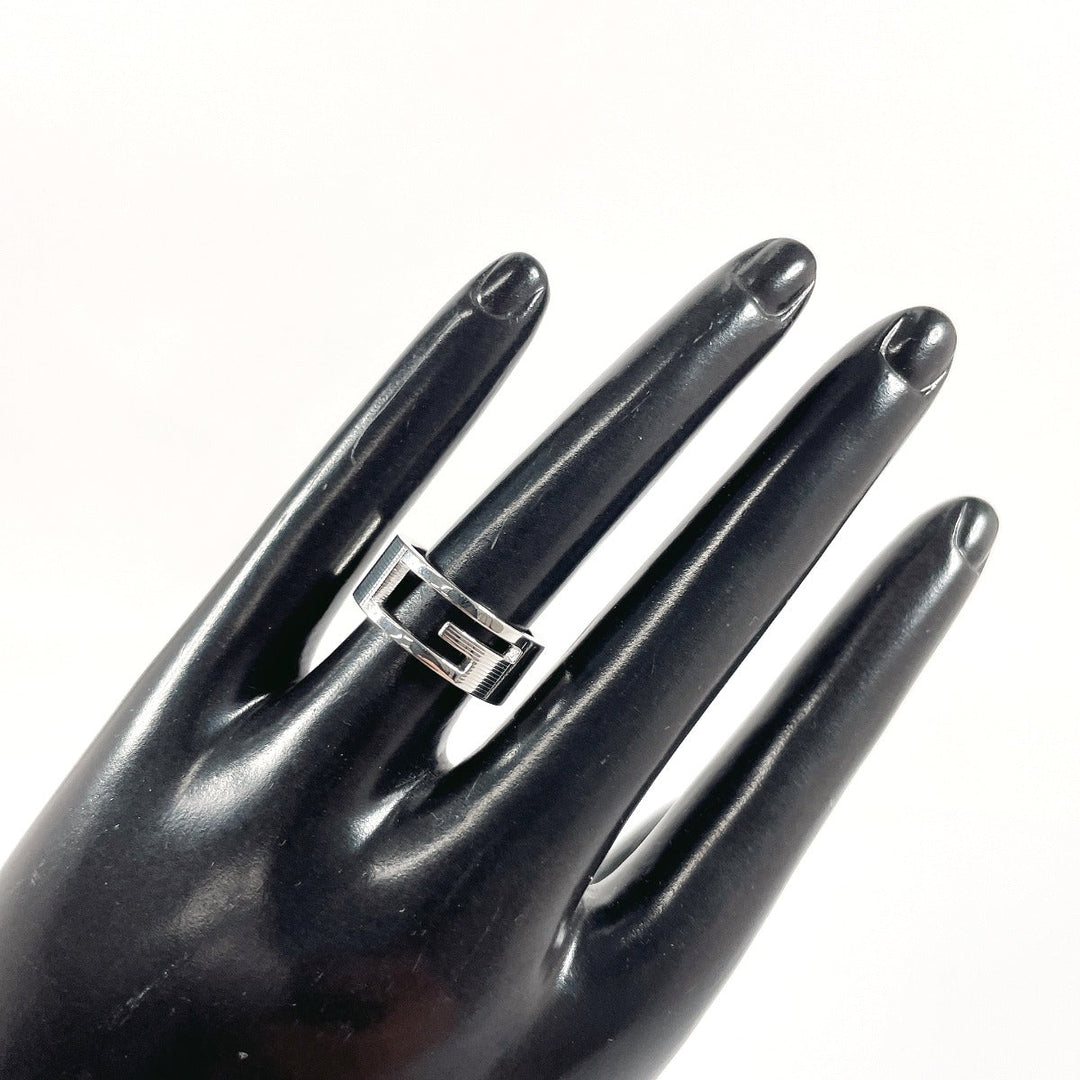 GUCCI Ring Silver925 Silver Branded Cutout G