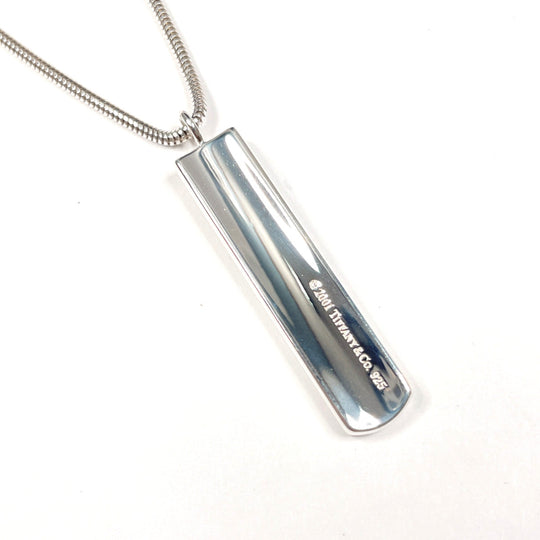 TIFFANY&Co. Necklace Silver925 Silver Bar Pendant 1837