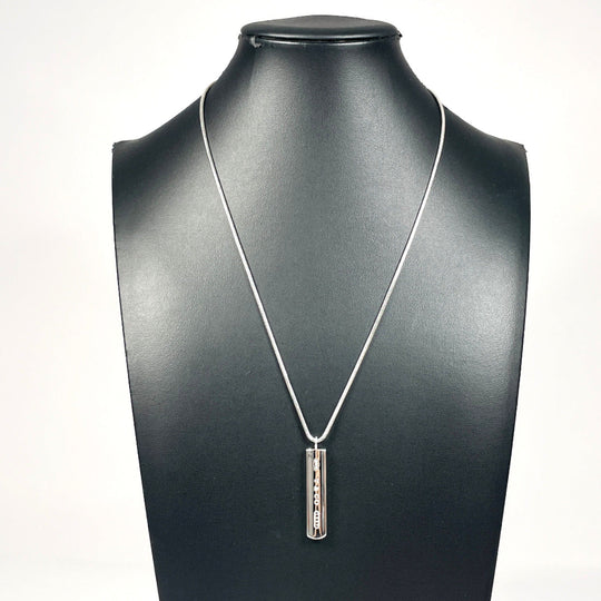 TIFFANY&Co. Necklace Silver925 Silver Bar Pendant 1837