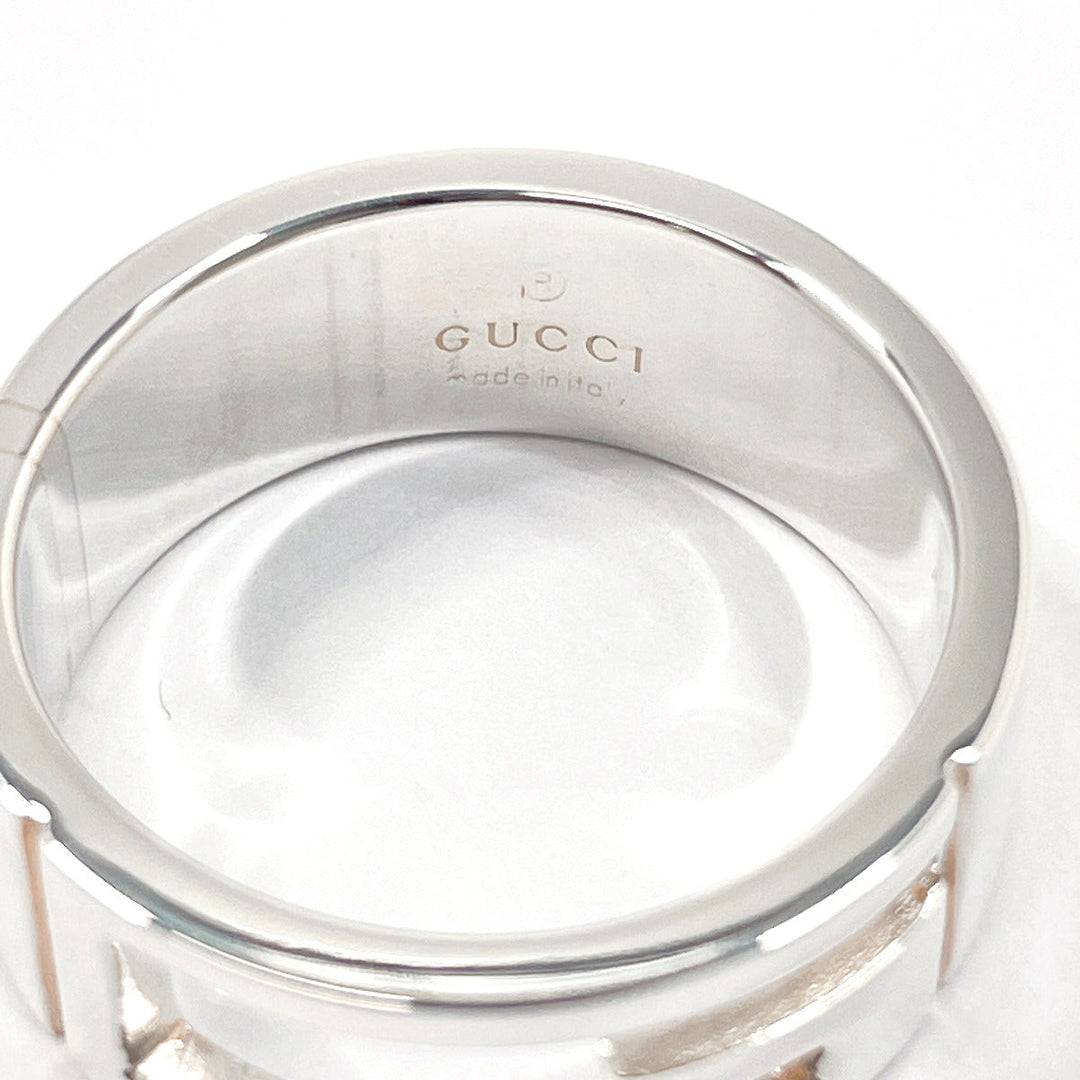 GUCCI Ring Silver925 Silver Branded Cutout G 16
